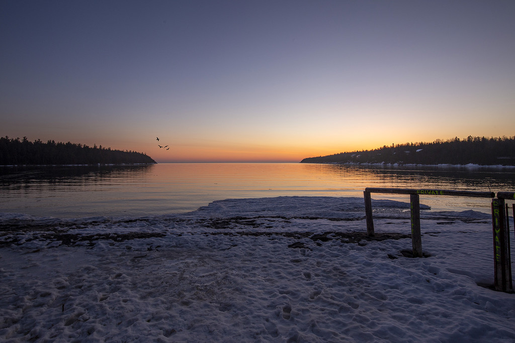 Sunrise at Dunks Bay by pdulis
