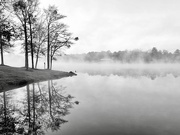 15th Mar 2021 - Fog and reflections on the lake. 