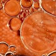 16th Mar 2021 - Orange oil bubbles 