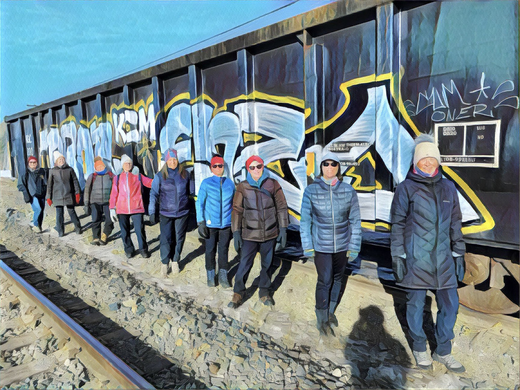 Train Graffiti  by radiogirl