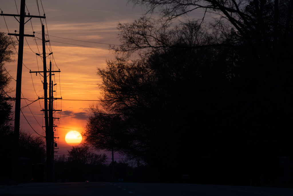 sunrise down the street by jackies365