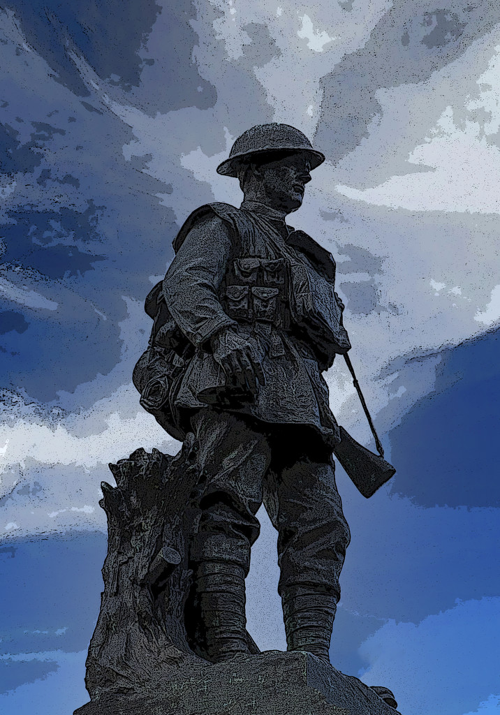 War Memorial with Photoshop. by lumpiniman