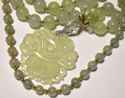 18th Mar 2021 - Green jade necklace