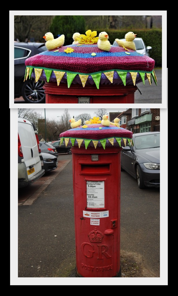 Letter Box with a Spring Hat by oldjosh