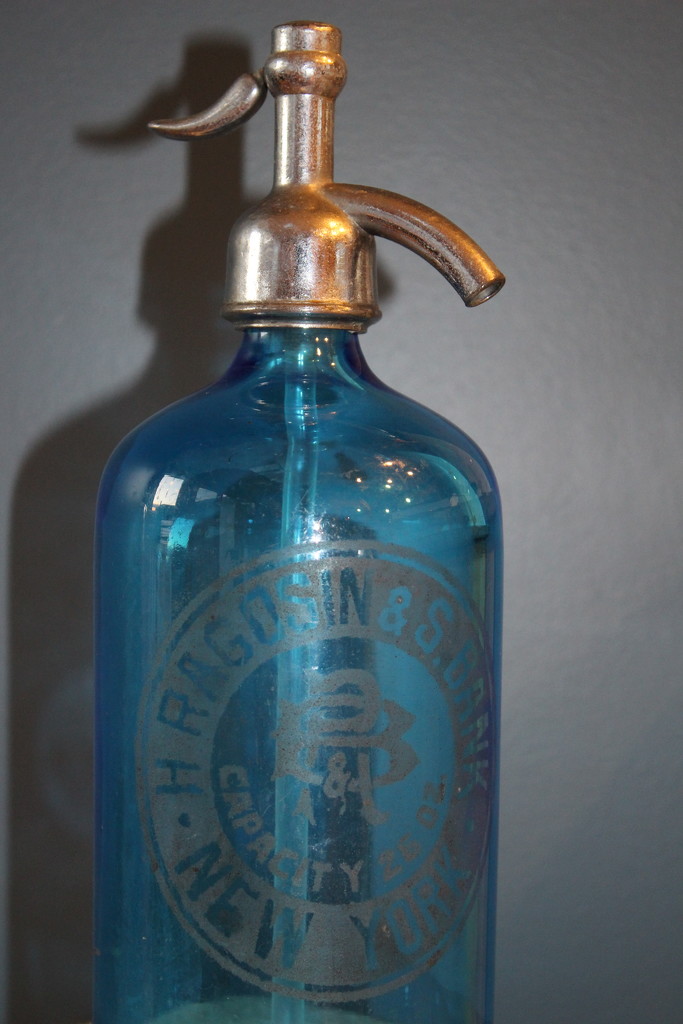 Old blue bottle by jb030958