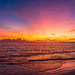 Sunset Over Fort Myers Beach Florida by photograndma