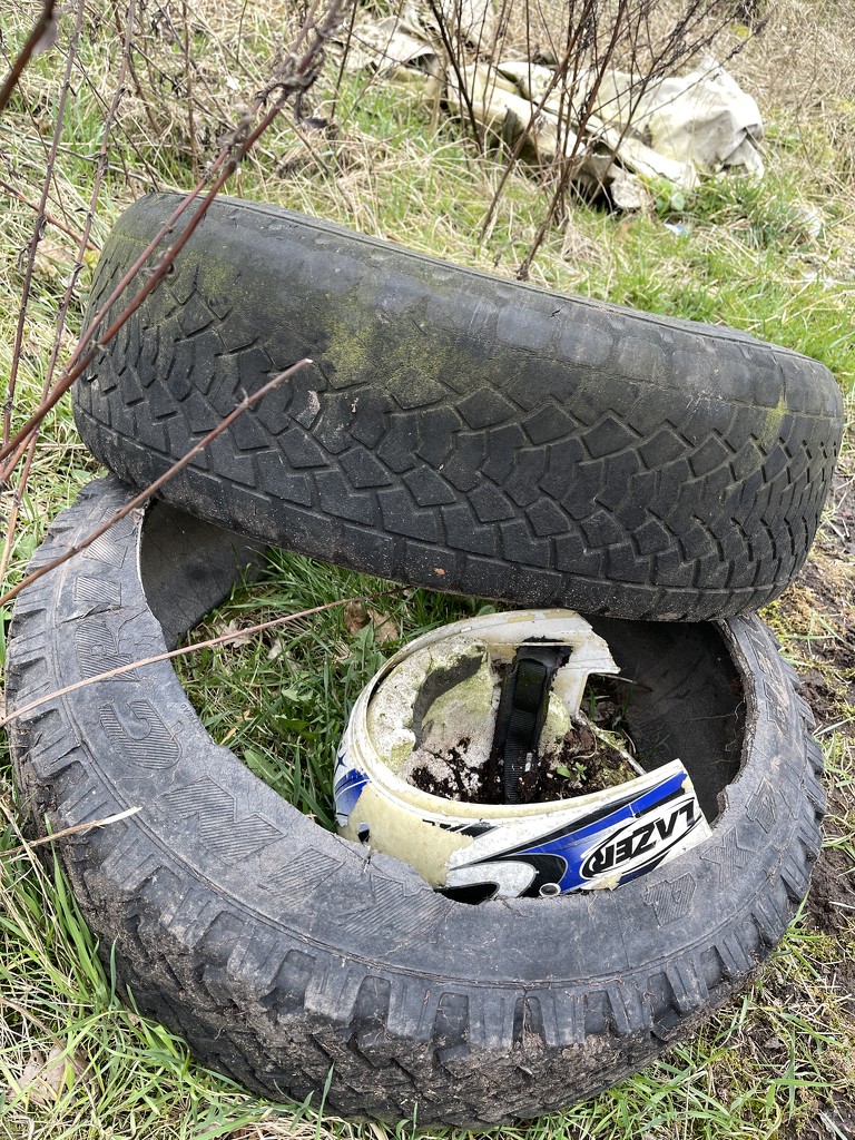Two tyres and a bike helmet - obvs by tinley23