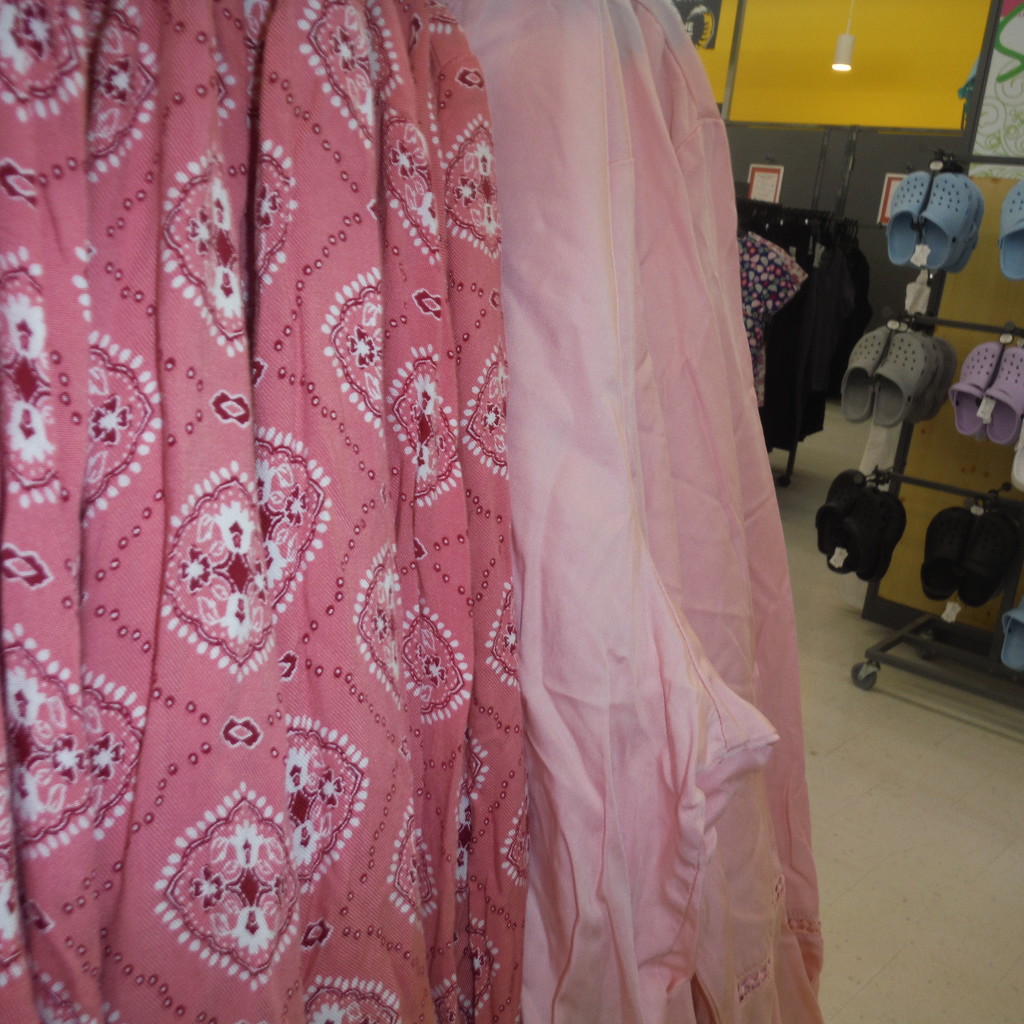 Pink Clothing Display by spanishliz