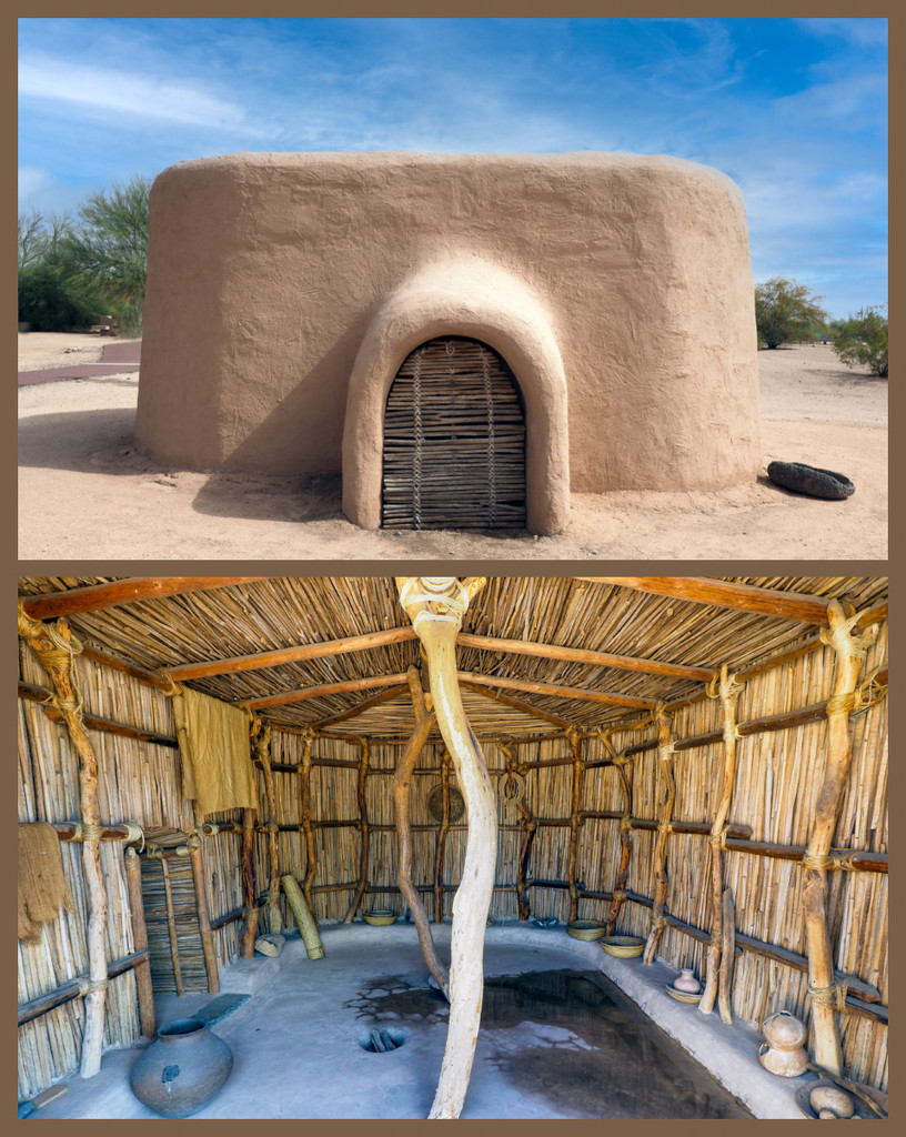Ancient Hohokam Pit house by rosiekerr