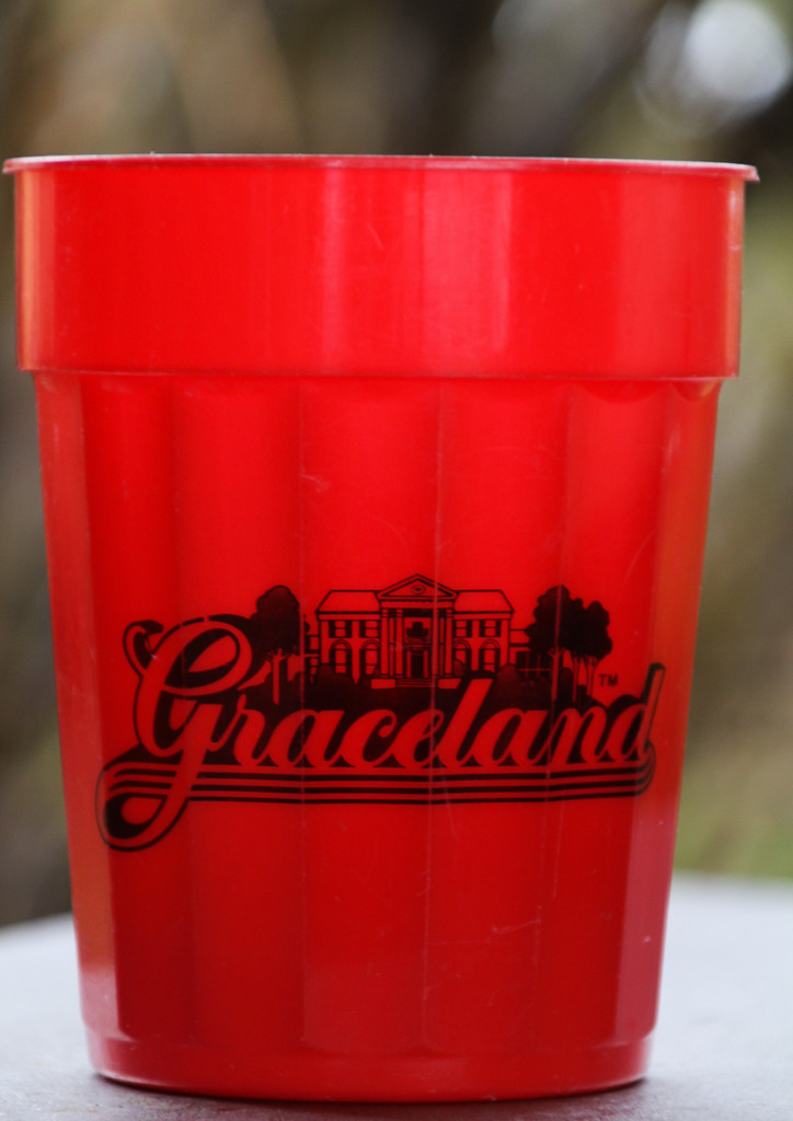 Red souvenir cup by mittens