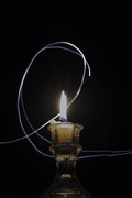 21st Mar 2021 - Candle with Light Painting