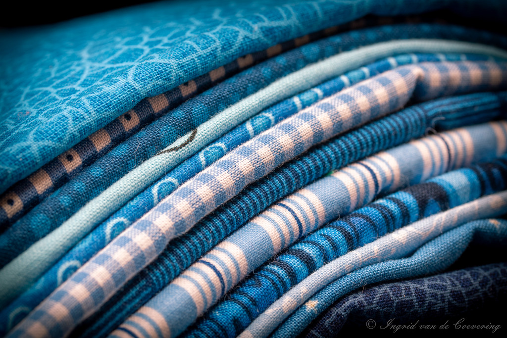 Blue fabric by ingrid01