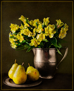 26th Mar 2021 - some flowers to go with the pears