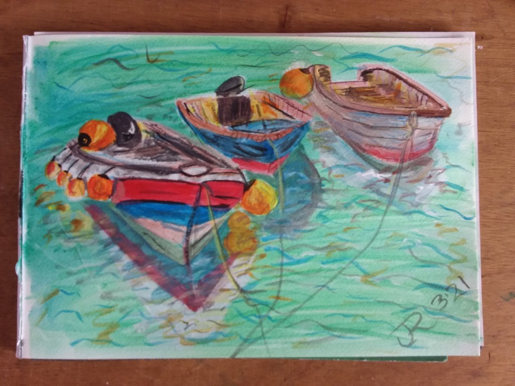 Cornish Fishing Boats by artsygang