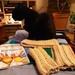 Cat and crochet and reading material. by grace55