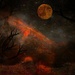 Another Moon a la Van Gogh by olivetreeann