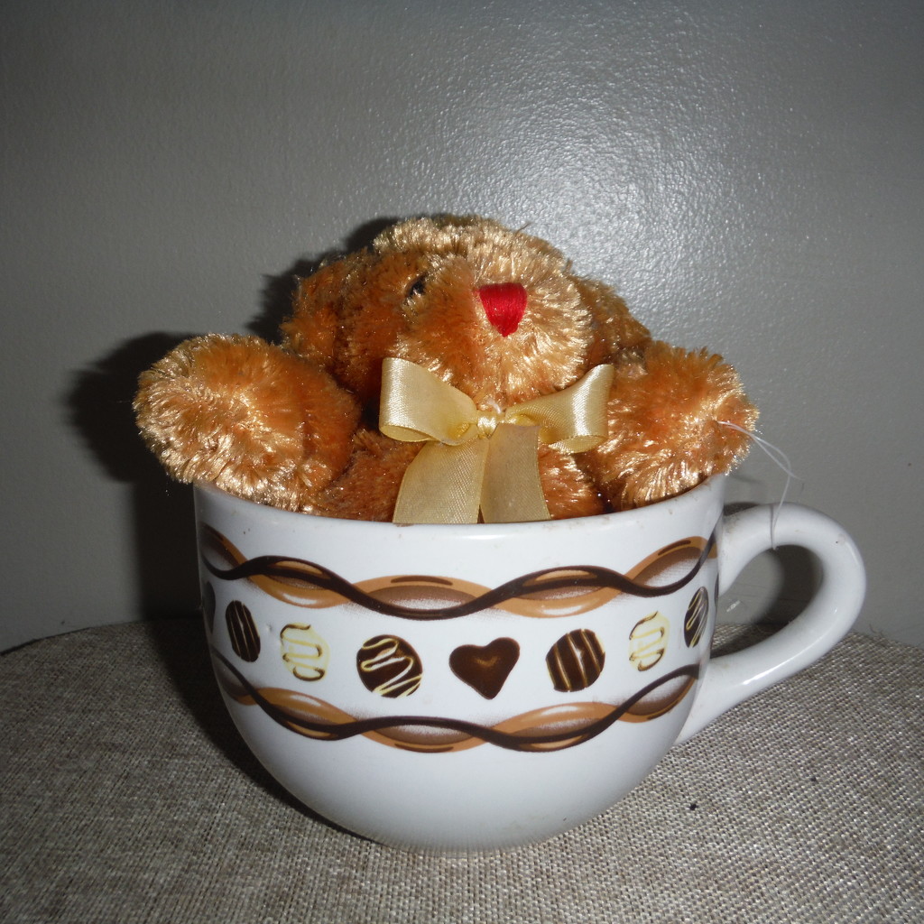 Mug #4: Oversize Cup with Teddy by spanishliz