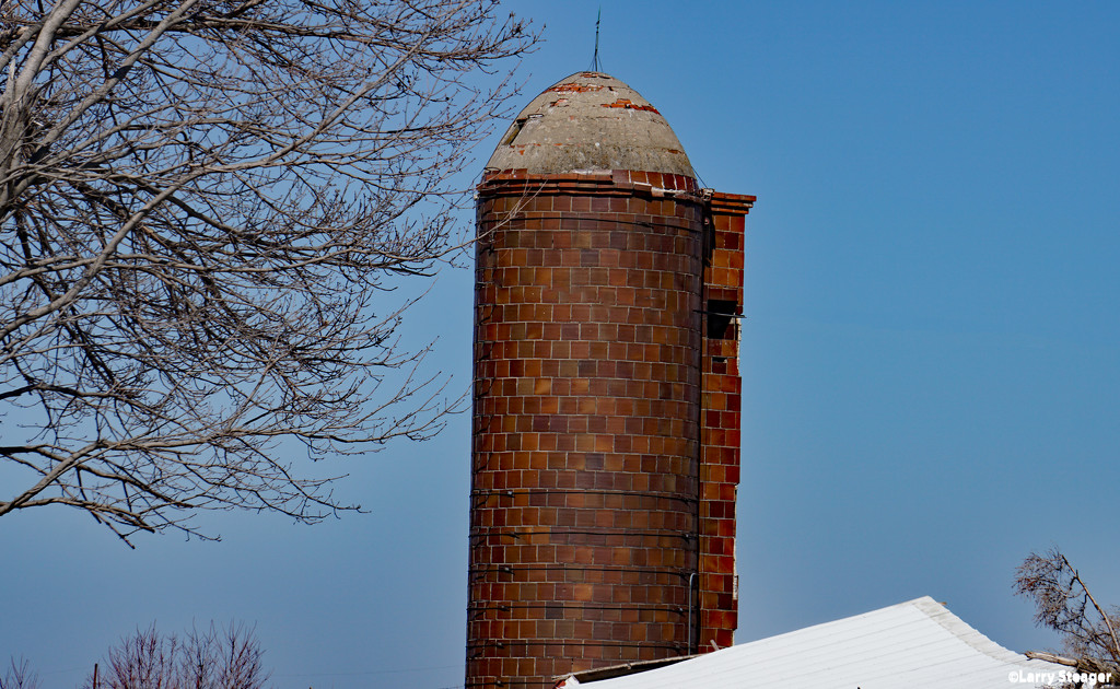 Old grain silo by larrysphotos
