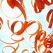 Orange Paper Curls by serendypyty