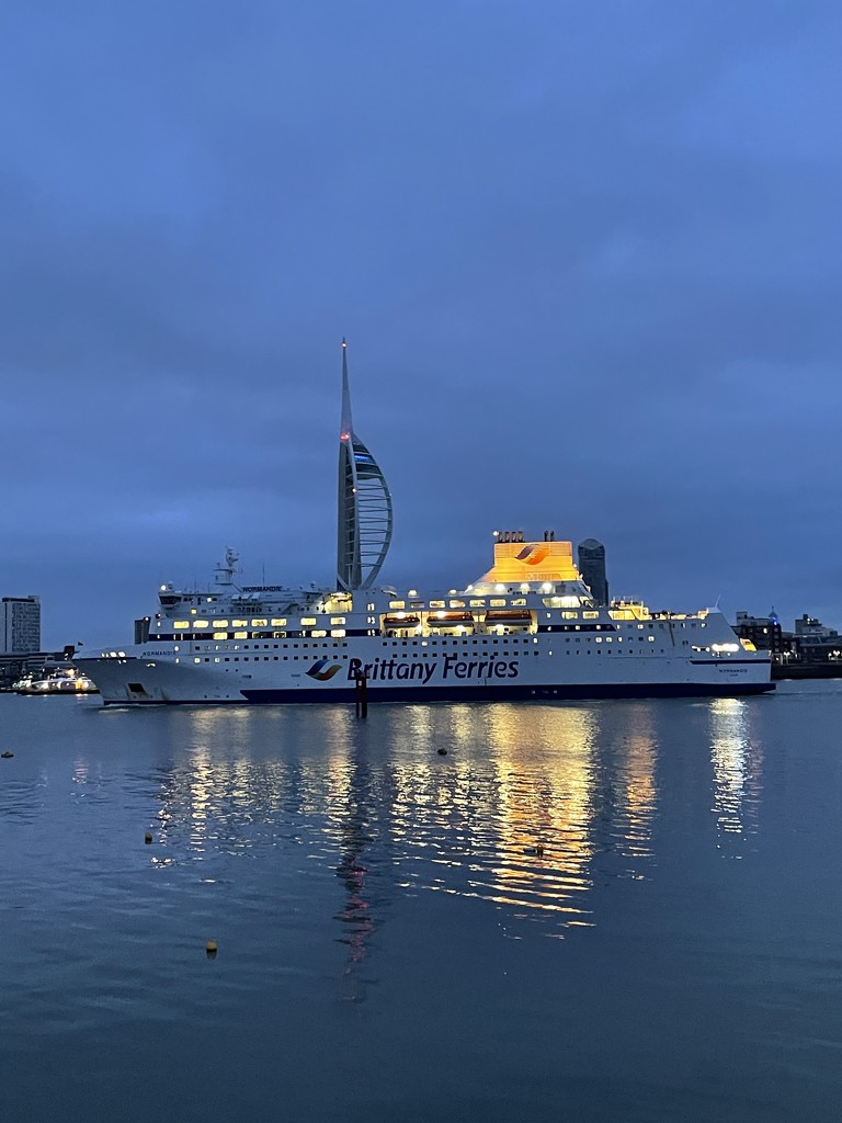 The Normandie passing the Spinnaker, Monday by bill_gk