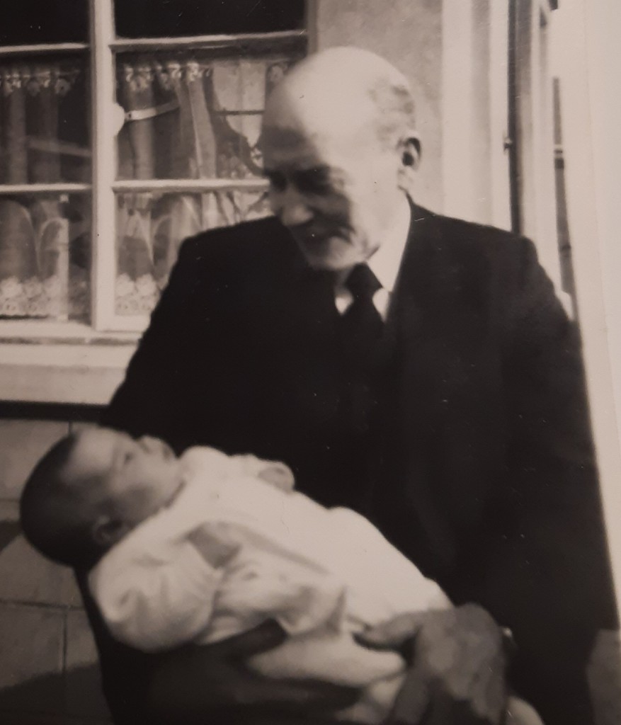 Grandpa Robertson and me. by sarah19