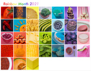 31st Mar 2021 - Rainbow Month calendar