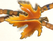 30th Mar 2021 - Orange leaf jewelry
