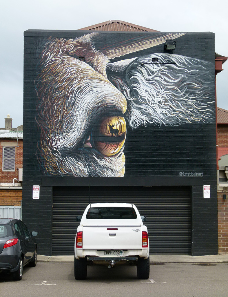 Street Art - Kristi Bain  by onewing