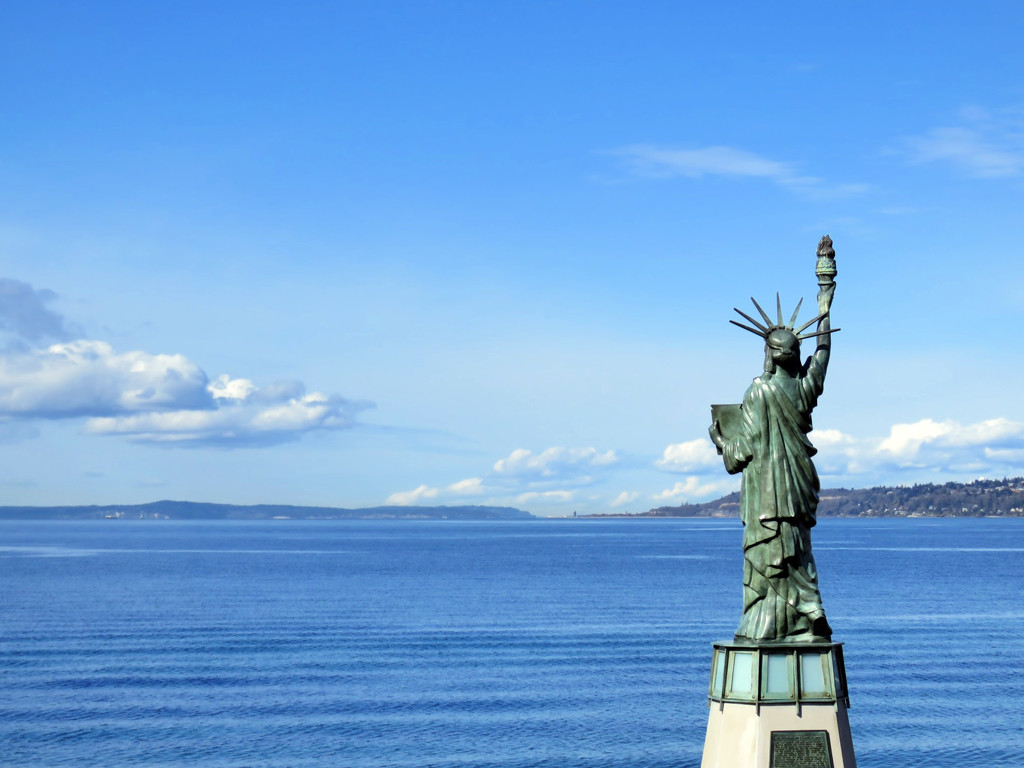 West Seattke's Statue of Liberty by seattlite