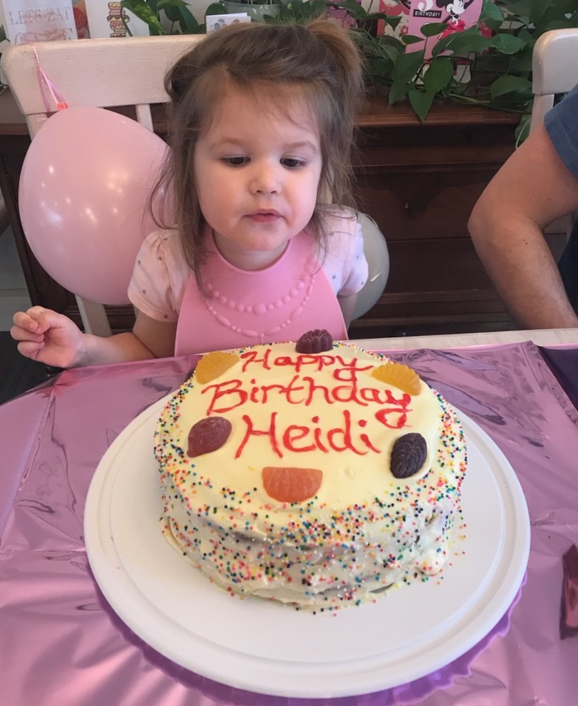 Heidi turned three by bruni