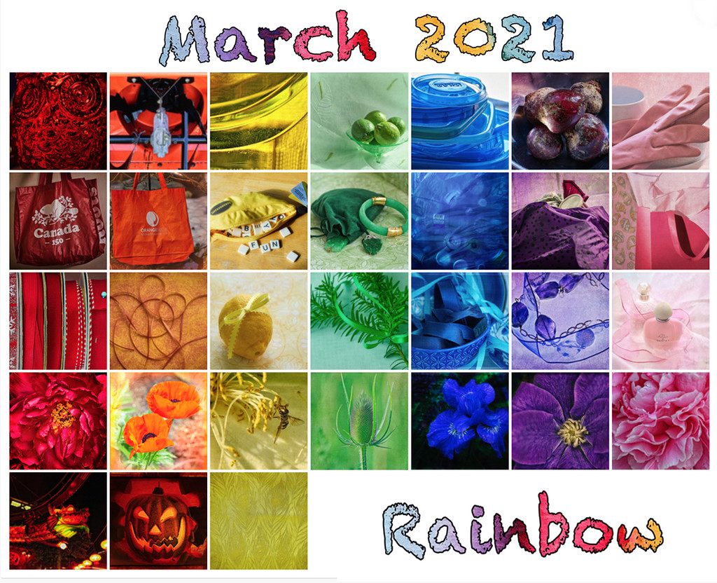  March Rainbow Calendar by gardencat