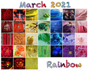1st Apr 2021 -  March Rainbow Calendar