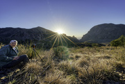 3rd Apr 2021 - Photographing the Chisos Basin Sunset