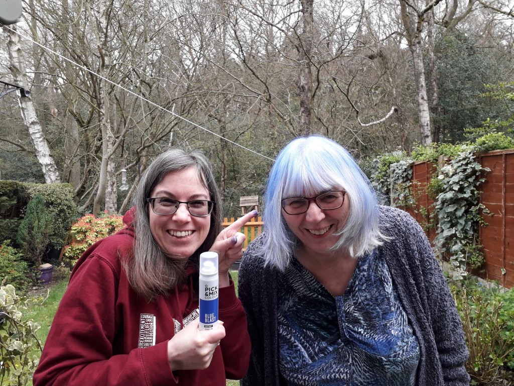 making a 'blue hair day' by yorkshirelady