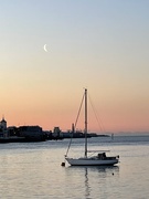 7th Apr 2021 - The Moon over Southsea
