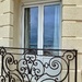 Black heart on a balcony.  by cocobella