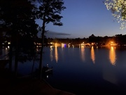 9th Apr 2021 - Night time on the lake. 