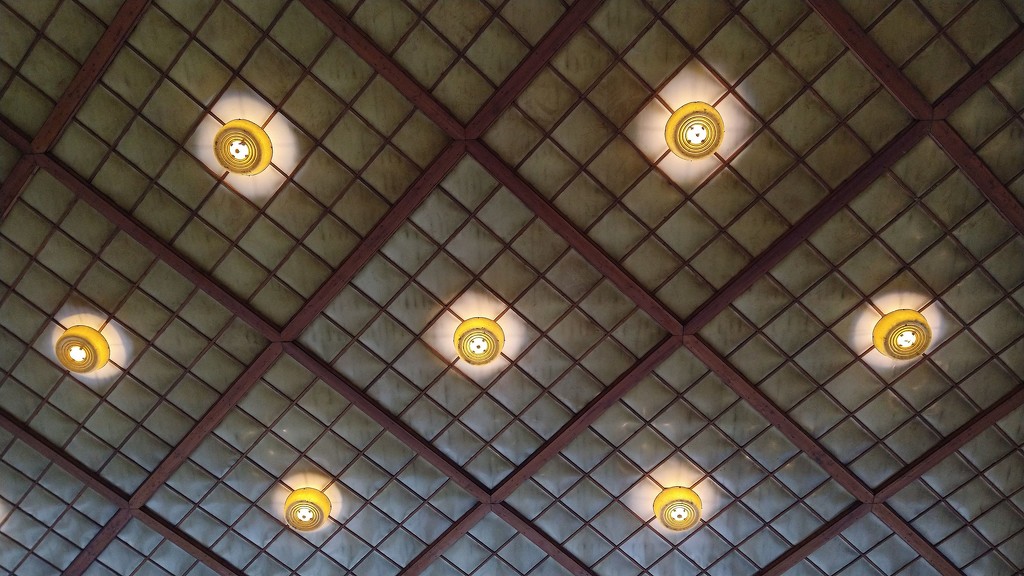 A Ceiling of a Railway Station. by kclaire