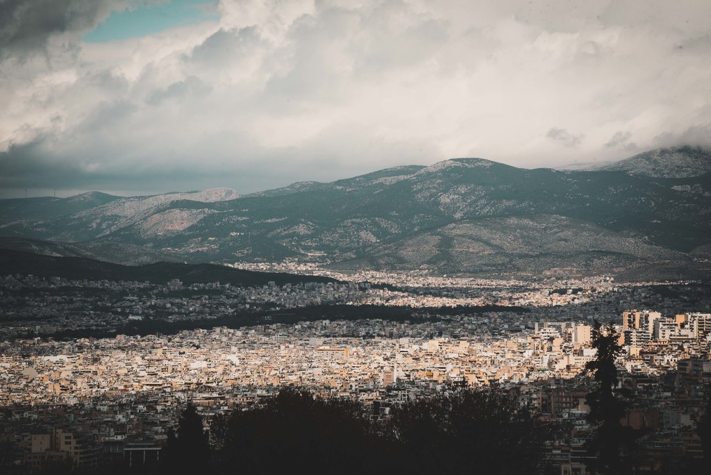 Cloudy Athens by gerry13