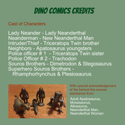 9th Apr 2021 - Dino Comics Credits