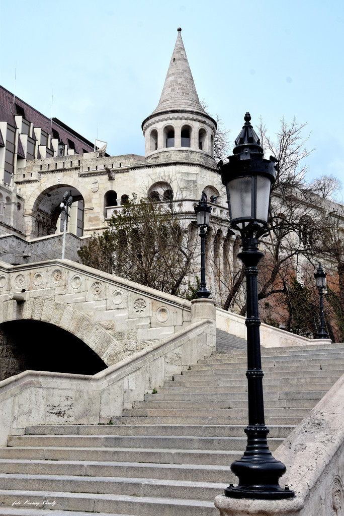 Stairs of the Fisherman's Bastion by kork