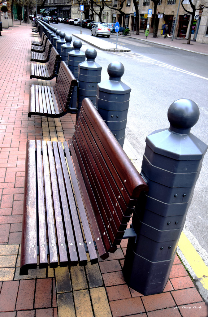 Benches and columns by kork