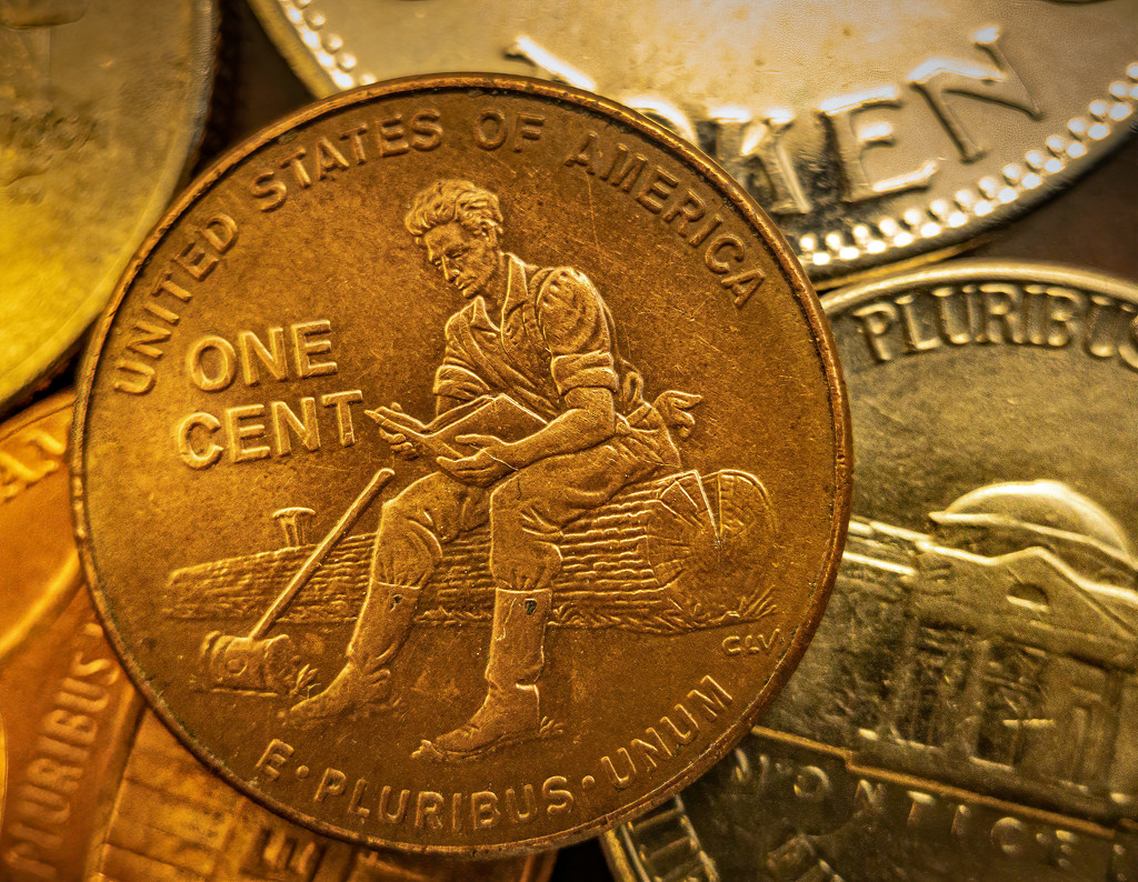 One Cent macro by jeffjones