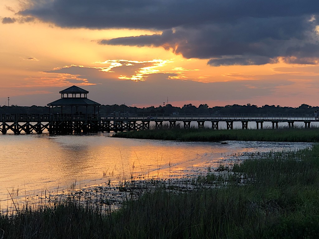 Ashley River sunset by congaree