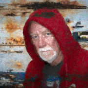 21st Apr 2021 - The Old Man in the Red Hoodie