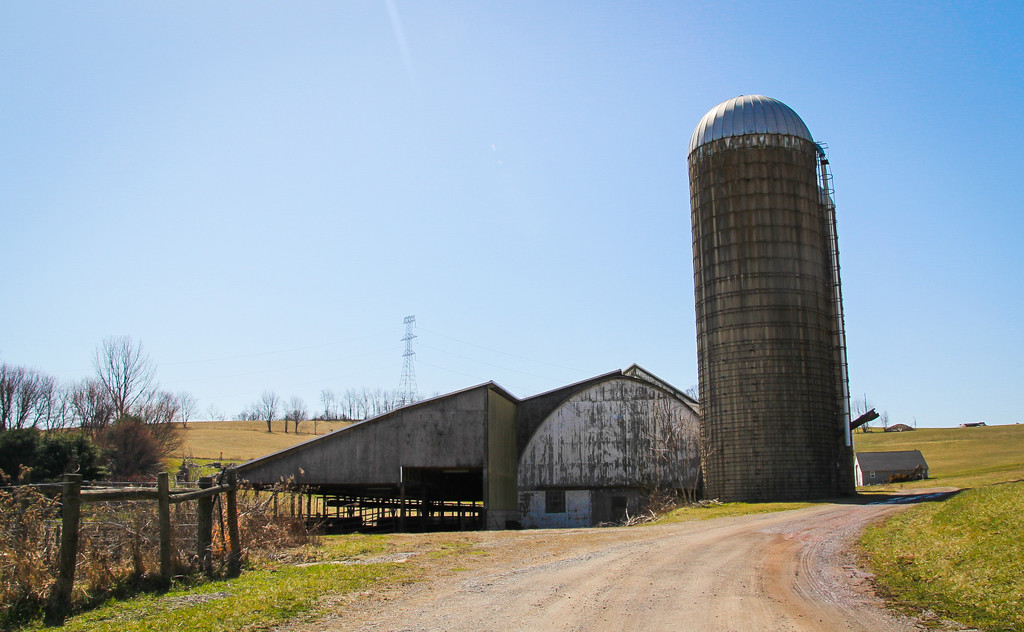 Barn and silo... by mittens