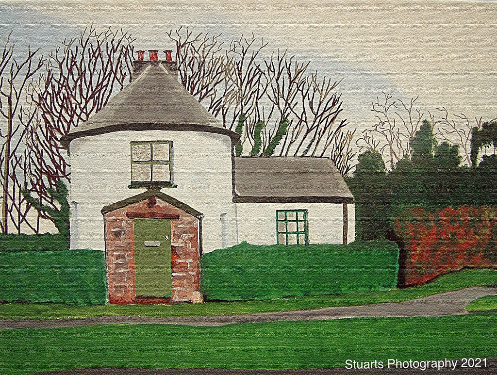 A round house (painting) by stuart46