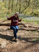 24th Apr 2021 - Never too old to enjoy a swing in the woods