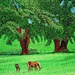 Horse and foal (painting) by stuart46