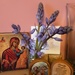 Some icons and a vase of Bluebells by grace55